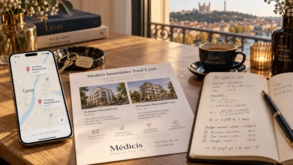 medicis immobilier lyon : vérifiez l’adresse avant de consulter les programmes