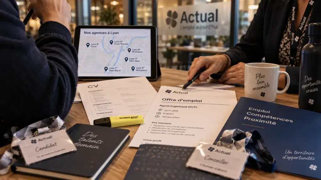 Actual emploi lyon : agences et offres, conseiller et candidat