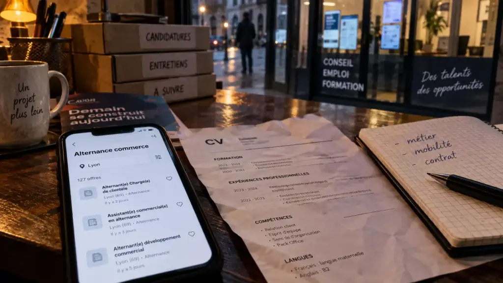 Alternance lyon commerce à Lyon : offres et critères