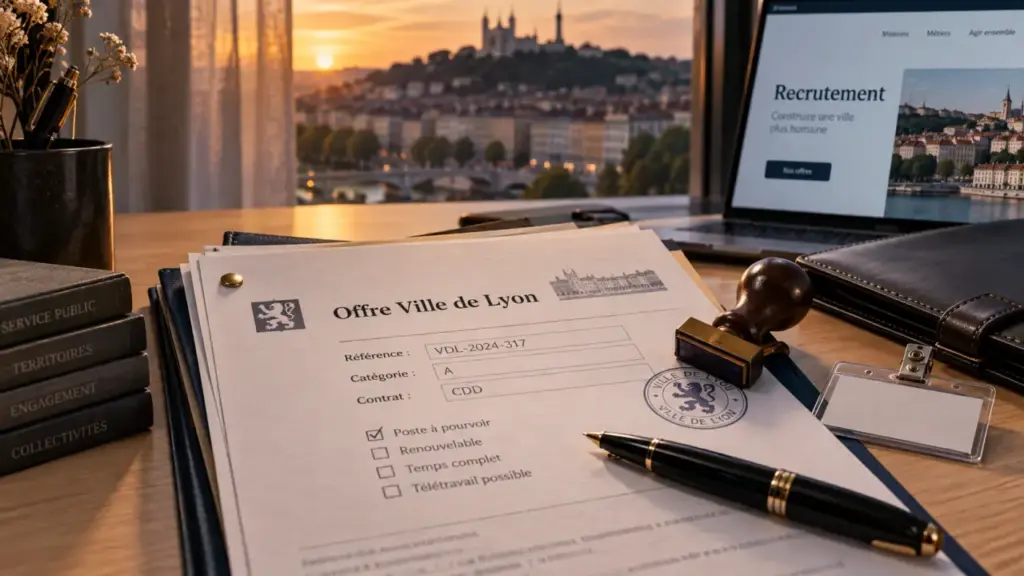 Offre d emploi ville de lyon : documents et recrutement